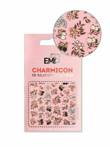 [CSS219] Charmicon 3D Silicone Stickers #137 Twigs and Berries