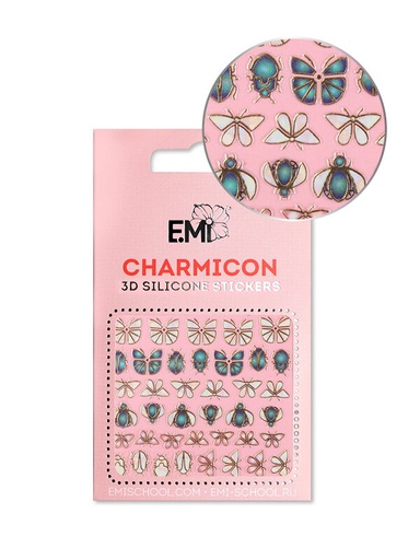 [CSS217] Charmicon 3D Silicone Stickers #135 Insects