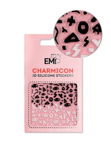 [CSS201] Charmicon 3D Silicone Stickers #119 Secret Symbols