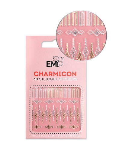 [CSS191] Charmicon 3D Silicone Stickers #109 Chain