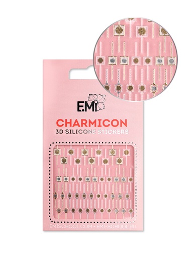 [CSS188] Charmicon 3D Silicone Stickers #106 Chain