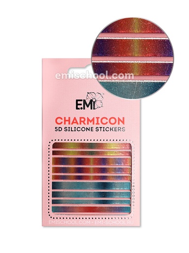 [CSS184] Charmicon 3D Silicone Stickers #102 Lines