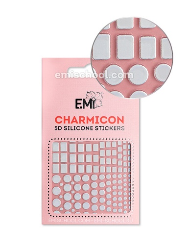 [CSS181] Charmicon 3D Silicone Stickers #99 Geometry