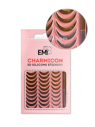 [CSS180] Charmicon 3D Silicone Stickers #98 Abstraction