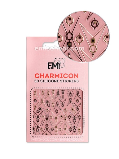 [CSS178] Charmicon 3D Silicone Stickers #96 Lunula