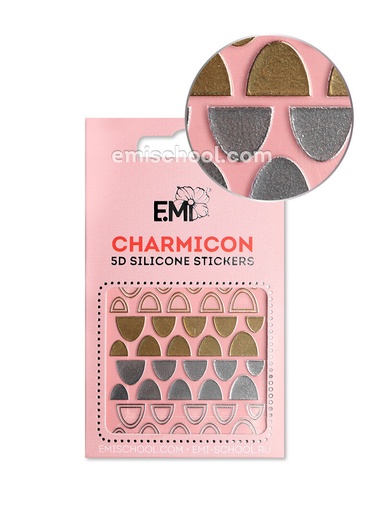 [CSS177] Charmicon 3D Silicone Stickers #95 Lunula