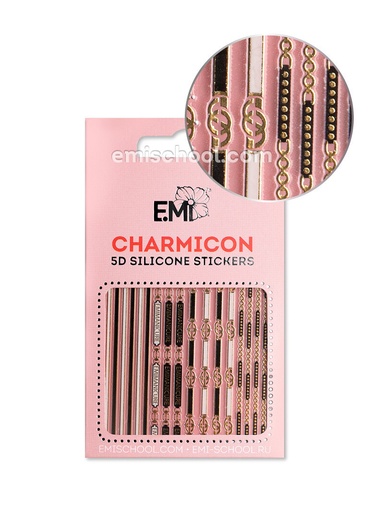 [CSS173] Charmicon 3D Silicone Stickers #91 Belts