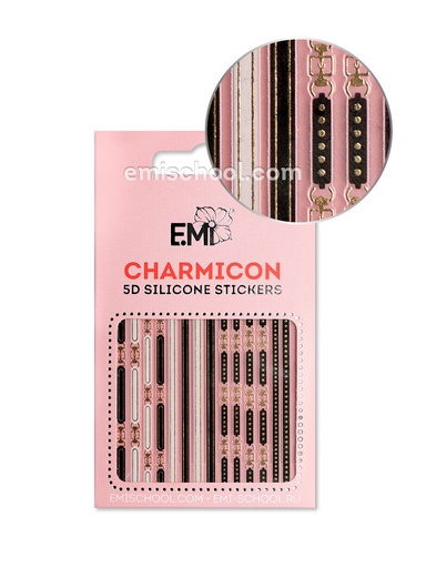 [CSS172] Charmicon 3D Silicone Stickers #90 Belts
