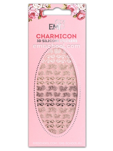 [CSS158] Charmicon 3D Silicone Stickers #76 Swirl