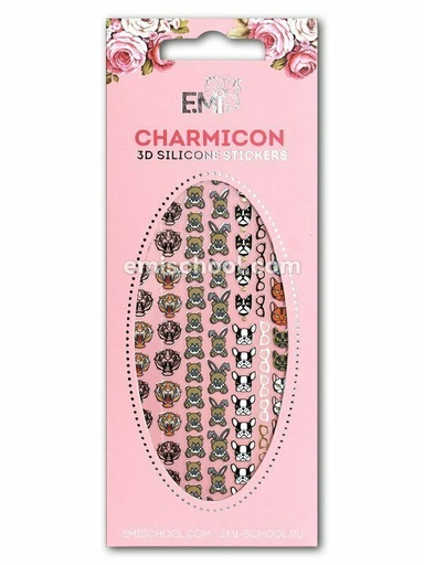 [CSS143] Charmicon 3D Silicone Stickers #61 Icons