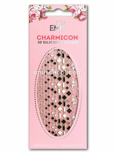 [CSS141] Charmicon 3D Silicone Stickers #59 Chain MIX