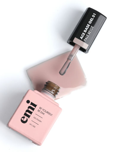 [ABPB-9] E.MiLac Ace Base #01 Pale Beige, 9 ml.