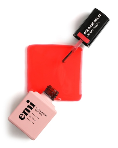 [ABCN-9] E.MiLac Ace Base #07 Coral Neon, 9 ml.