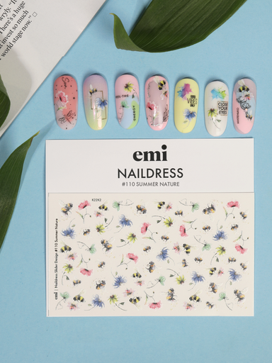 [NDS156] Naildress Slider Design #110 Summer Nature