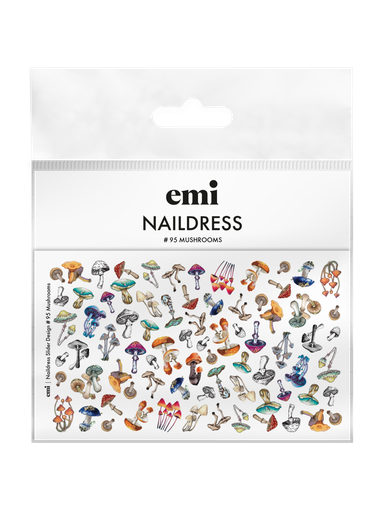 [NDS141] Naildress Slider Design #95 Mushrooms