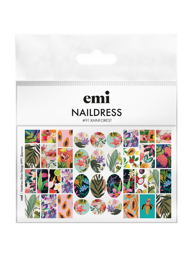 [NDS137] Naildress Slider Design #91 Rainforest