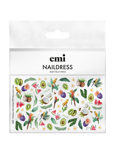 [NDS135] Naildress Slider Design #89 Fruit Print