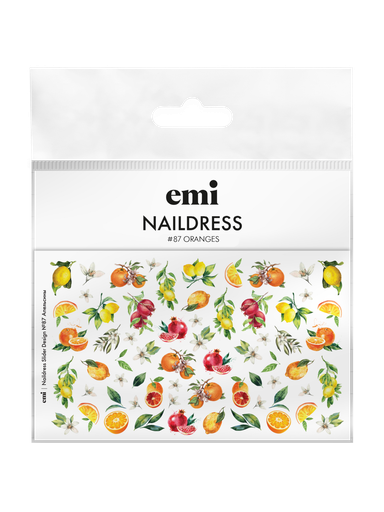 [NDS133] Naildress Slider Design #87 Oranges