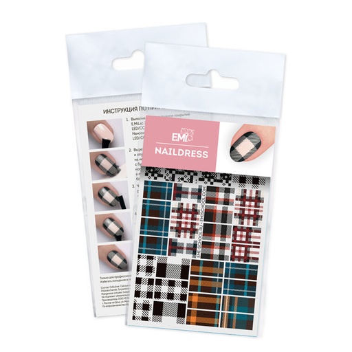 [NDS107] Naildress Slider Design #61 Tartan