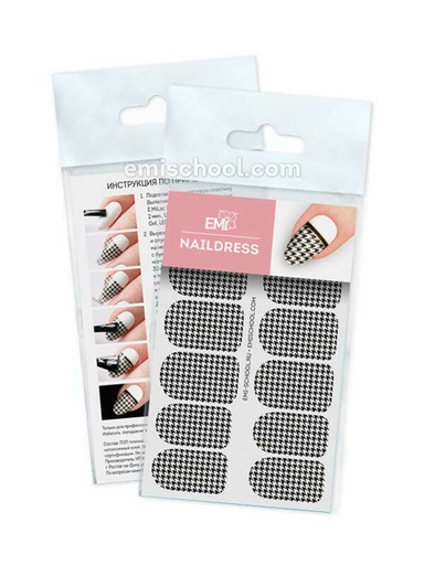 [NDS096] Naildress Slider Design #50 Houndstooth