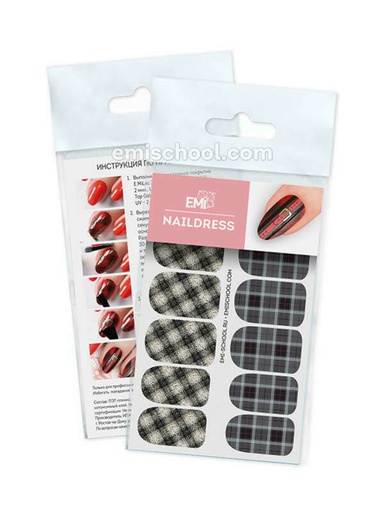 [NDS094] Naildress Slider Design #48 Check Pattern