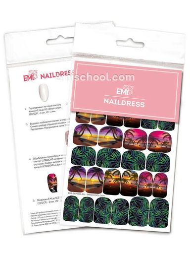 [NDS078] Naildress Slider Design #32 Tropical Sunset