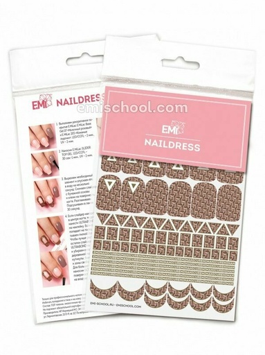 [NDS058] Naildress Slider Design №12 E.Mi-print