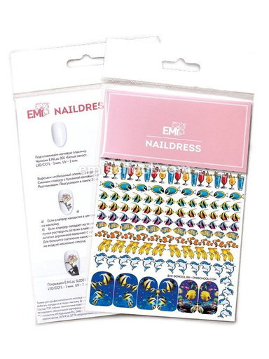 [NDS055] Naildress Slider Design #9 Fish