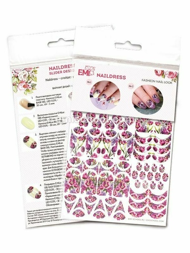 [NDS026] Naildress Slider Design Spring Bouquet
