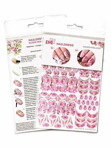 [NDS023] Naildress Slider Design Tender Roses