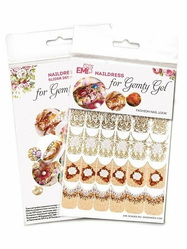 [NDS017] Naildress Slider Design for Gemty Gel Titian