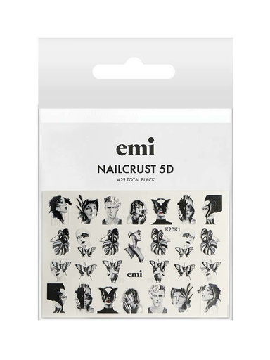 [NCPS5D029] NAILCRUST 5D #29 Total Black