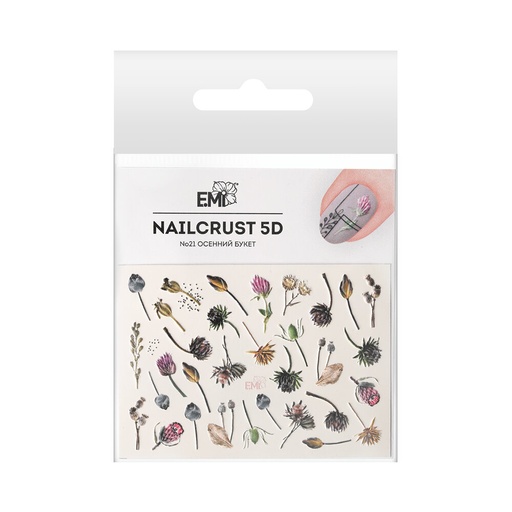 [NCPS5D021] NAILCRUST 5D #21 Autumn Bouquet