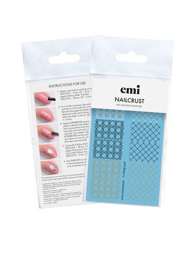 [NCPS102] NAILCRUST Pattern Sliders #55 Quilted Manicure