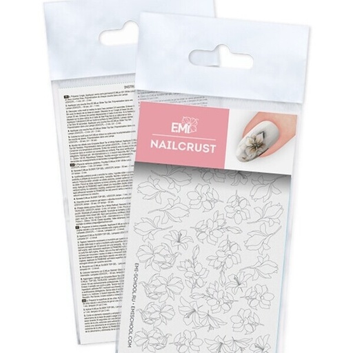 [NCPS097] NAILCRUST Pattern Sliders #49 Roses