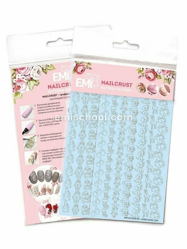 [NCPS084] NAILCRUST Pattern Sliders Christmas #36