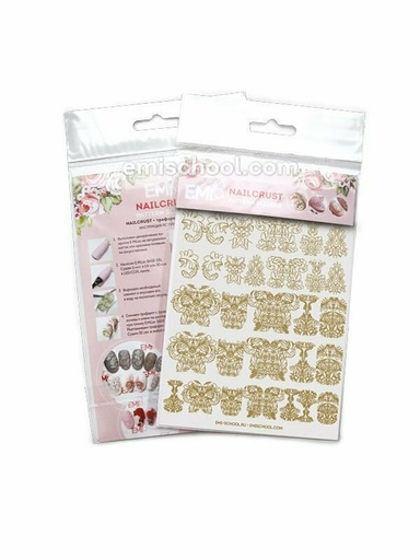 [NCPS016] NAILCRUST Pattern Sliders Gold #4