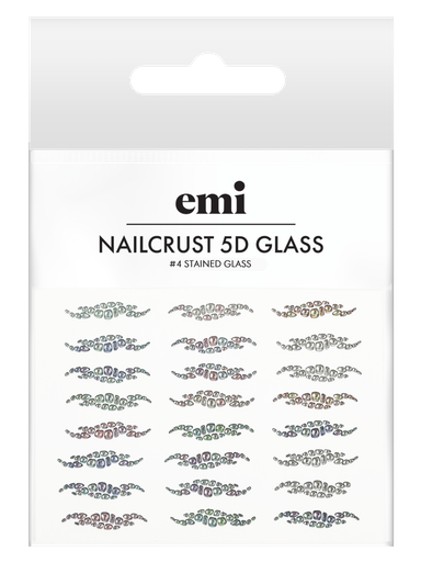 [NC5DG04] NAILCRUST 5D GLASS #4 Stained Glass