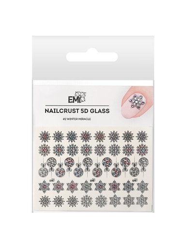 [NC5DG02] NAILCRUST 5D GLASS #2 Winter Miracle