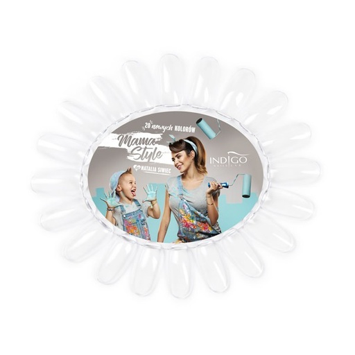 [10050125] Color Chart Display Oval transparent Mama No Drama