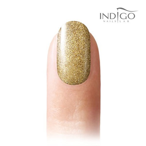 [10370089] Light Gold Glitter Gel Polish 7ml