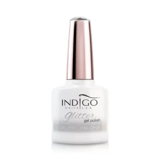 [10370140] Silver Cha Cha Glitter Gel Polish 7 ml