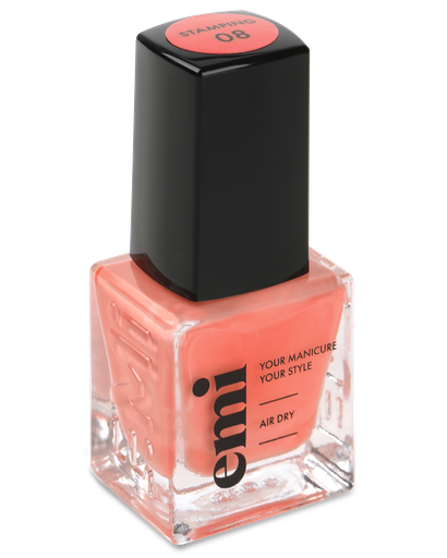 [SNP8] Nail Polish for Stamping Peach #8, 9 ml.