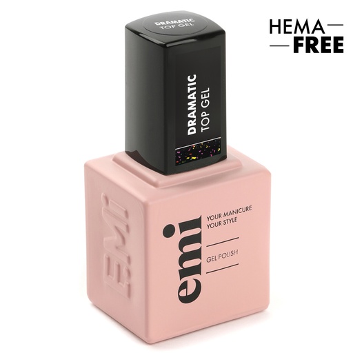 [LADTG-9] E.MiLac Dramatic Top Gel, 9 ml.