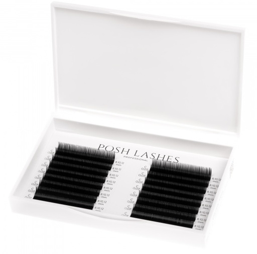 [PL218] Glammy Mess®, Black, C, 0.07, 8, 10, 12 mm