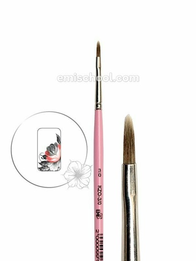 [KZO-3/0] Brush for Zhostovo painting Oval #3/0