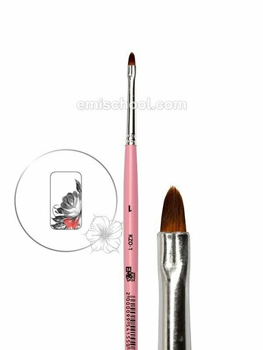 [KZO-1] Brush for Zhostovo painting Oval #1
