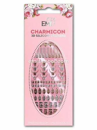 [CSS038] Charmicon 3D Silicone Stickers Locks