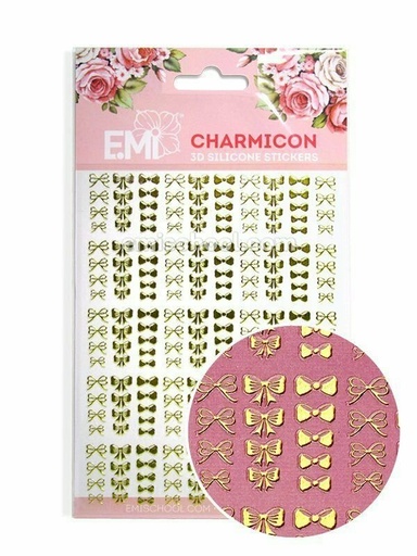 [CSS006] Charmicon 3D Silicone Stickers Bows