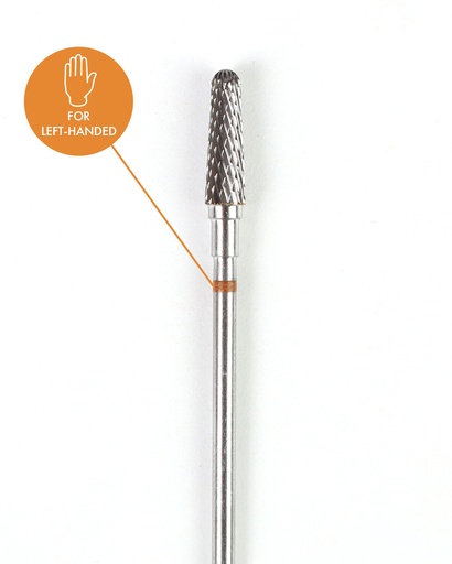 [CSCRFLM-4] Cone-shaped Carbide Rotary File for Lefties, 4 mm, Medium abrasiveness